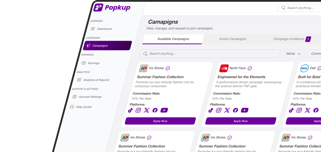 Instant Access to Campaigns