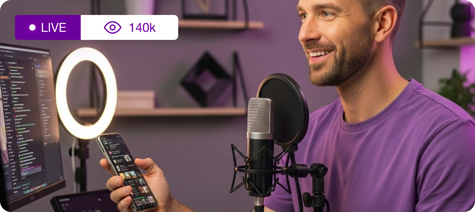 Live streaming product reach