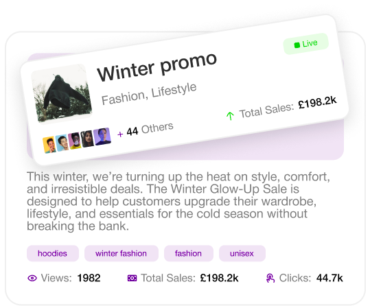 Create campaigns creators can promote